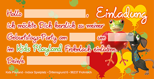 Geburtstagseinladung